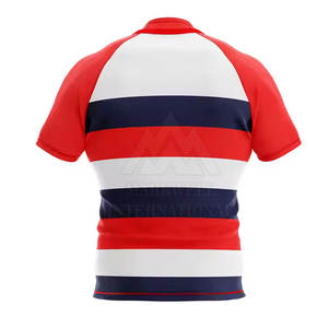 Bas quantité minimale de commande dernière conception maillot de rugby respirant vêtements de sport de plein air maillot de rugby pour unisexe - Product Image 2