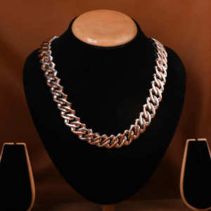 Personnalisé 18mm Moissanite Diamant Cubain Lien Chaîne 925 Sterling Argent Rose Or Hip Hop Luxe Miami Style Corps Bijoux à Cadeau - Product Image 4