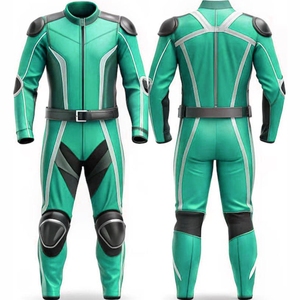 Traje de carreras de cuero impermeable y transpirable para hombre para posición frontal del logotipo de carreras de motos - Product Image 6