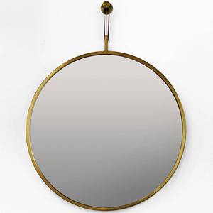 Radiant Unique Adorable Golden Metal Wall <b>Mirror</b> Transforming Spaces With Sleek Modern Design And Timeless Luxury Charm - Product Image 1