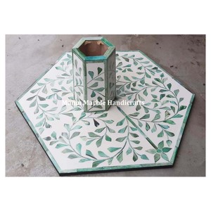 Brûleur Bakhoor au look moderne et attrayant avec incrustation d'os en nacre pour la maison et l'hôtel, cadeau de décoration - Product Image 1