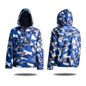 AL UROOJ IMPEX fabrique des sweats à capuche blancs et bleus camouflage Cam sweats à capuche du Pakistan à séchage rapide camouflage vêtements d'hiver à séchage rapide - Product Image 3