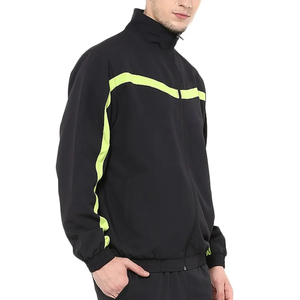 Chaqueta cortavientos transpirable personalizada Conjunto de dos piezas Traje al por mayor Pantalones superiores impermeables Chándales Hombres - Product Image 4