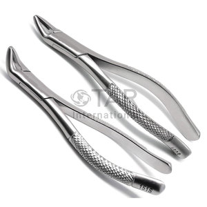 Juego de 2 Uds de fórceps de extracción Dental 150S y 151S, instrumentos médicos de extracción de dientes de acero inoxidable, molares superiores inferiores, premolares - Product Image 1