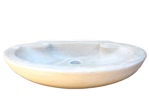 Lavabo de Mármol Tallado a Mano, Lavabo de Piedra Natural, Lavabo de Mármol Único para Baño - Product Image 4