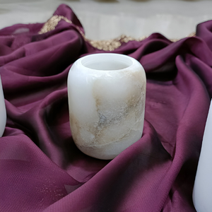 Venta al por mayor modernos soportes de luz de té de alabastro para la decoración del hogar personalizado PIEDRA DE ónix velas muestra pedidos a granel MOQ Navidad - Product Image 3