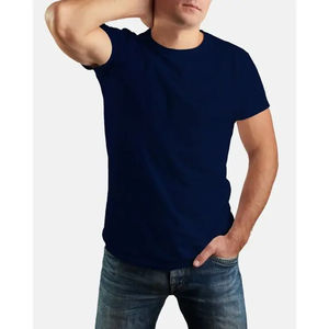 Camiseta de Algodón Grueso Estilo Hip Hop Urbano para Hombre 2025, Camisetas Vintage Desgastadas al por Mayor - Product Image 1