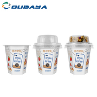 130Ml Nuevo producto IML Impresión Personalización LOGO Plástico PP Contenedor Taza de yogur con cereales Taza de PET