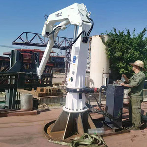 HAOY 3 Ton Electric <strong>Floating</strong> <strong>Barge</strong> <strong>Crane</strong> Marine Ship Deck Harbor Hydraulic <strong>Crane</strong> for Sale - Product Image 5