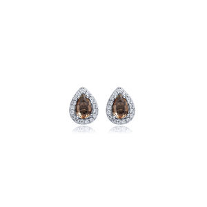 Poire Forme CZ Conception Sultanite Pierre Boucles D'oreilles Turc À La Main En Gros 925 Bijoux En Argent Sterling - Product Image 1