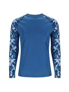 เสื้อตกปลามีฮู้ดแขนยาวพิมพ์ซับลิเมชัน UPF 50แห้งเร็วเสื้อผ้าตกปลาโพลีเอสเตอร์กลางแจ้งขายส่งสำหรับผู้ชาย - Product Image 5