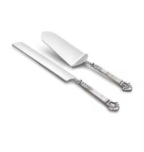 Nouveau Style En Acier Inoxydable Gâteau De Service et Outil Poignée En Laiton Gâteau Serveur Gâteau Couteau Et Serveur Ensemble - Product Image 6