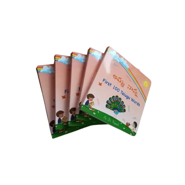 Good Quality Best Custom Children Board Book Printing Service from Indian Manufacturer and Exports