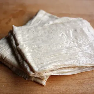 Piel de tofu seca orgánica hecha a mano Piel de cuajada de soja seca calidad premium y precio competitivo