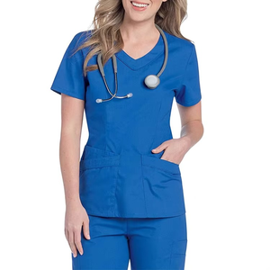 Uniformes Médicos de Enfermería de Diseño Moderno 2025, Uniformes de Punto para Mujer, Fabricación en Fábrica con MOQ Bajo, Precio Competitivo - Product Image 6