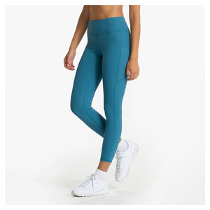 Leggings de Yoga de cintura alta de secado rápido para mujer estilo informal con diseño sin costuras Control de barriga que refleja tendencias de ropa deportiva 2025 - Product Image 3