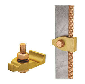 Đĩa đơn tháp trái đất kẹp kim loại điện cáp Bolt kẹp cho kết nối đồng thau Ống kẹp inch Hệ thống đo lường - Product Image 1
