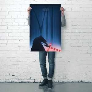 Póster de Estilo Artístico Moderno de Star Wars Episodio 7: El Despertar de Kylo Ren, con Marco Negro para Pared - Product Image 4