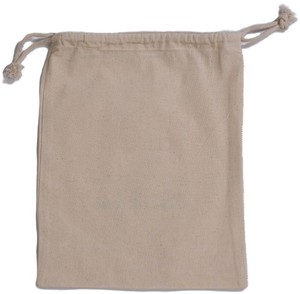 Pochette cosmétique en coton biologique 100% écologique pour femmes, avec cordon de serrage, tissu recyclé doux, imprimé en sérigraphie, pour bijoux et maquillage - Product Image 2