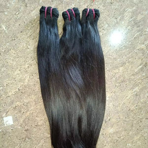 2024 nouveaux cheveux Remy indiens vierges soyeux et droits en gros - Product Image 1