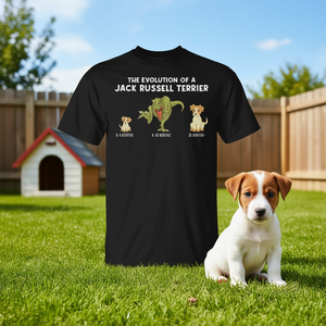 Camiseta The Evolution Of A Jack Russell Terrier Dog Mom para amantes de las mascotas - Product Image 3