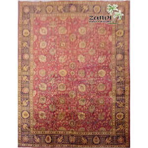Alfombras Tabriz auténticas de primera calidad, anudadas a mano, de lana pura y algodón, con diseño de medallón, para decoración del hogar, la oficina o el suelo. - Product Image 1