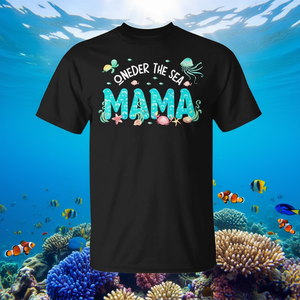 Camiseta Familiar con Diseño Submarino para Fiestas, Cumpleaños de Mamá, Hija o Hijo, Ropa Promocional a Juego para Ocasiones Especiales - Product Image 3