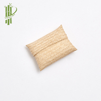 Dompet minimalis kualitas tinggi kerajinan anyaman bambu ramah lingkungan untuk kemasan kotak hadiah pernikahan dan suvenir/hadiah tamu