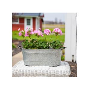 Admirable Design Custom Shape and Size Galvanized Metal Planters Plants Pots for Garden Accessories Supplies in Low Price - Product Image 4
