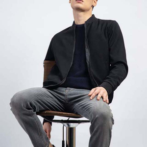 Fabricant de vêtements personnalisé Satin hommes vestes 2025 printemps automne hiver Bomber veste hommes en plein air mode Baseball veste - Product Image 5