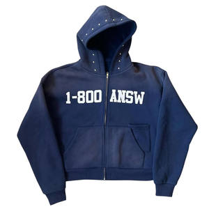 Sudadera con capucha y cremallera de tinte de corbata de diferentes colores OEM para mujer Sudadera con capucha informal con estampado de algodón y logotipo personalizado - Product Image 4