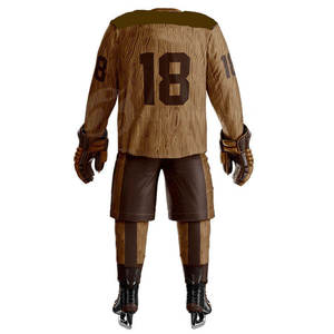 Venta al por mayor de fábrica, uniforme de hockey sobre hielo, camiseta transpirable, equipo de sublimación, logotipo personalizado para jugadores profesionales jóvenes adultos - Product Image 3