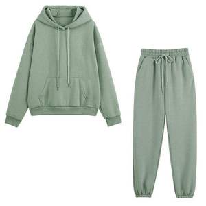 Chándales OEM ligeros ajustados para mujer, algodón transpirable, poliéster, patrón sólido, de talla grande para la temporada de invierno para adultos - Product Image 5