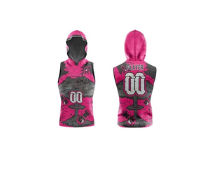 Juventud Compresión 7v7 Jersey Sublimado Sin mangas Con capucha 7on7 Uniformes de fútbol Jersey - Product Image 2
