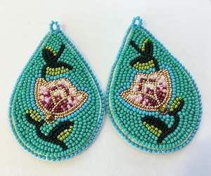 ต่างหูปักเก๋ไก๋สำหรับสวมใส่สบายๆ - Product Image 4