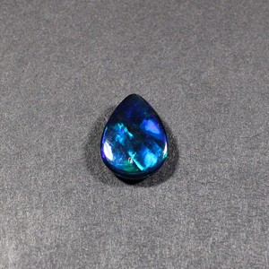 Ópalo negro natural 15X11MM Cabujón de pera 3.85Cts 1 pieza Piedra preciosa suelta para la fabricación de joyas - Product Image 2