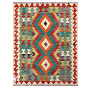 พรมกิลิม ไมมาณา อัฟกานิสถาน ขนาด 116 x 90 ซม. สำหรับแขวนผนัง - Product Image 1