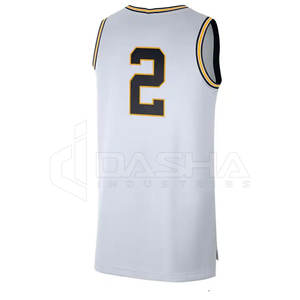 Maillot de basket-ball personnalisé 100% polyester de haute qualité et respirant, options de taille plus bas prix - Product Image 2