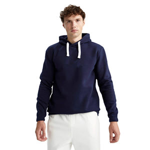 Pull à capuche décontracté pour hommes 100% coton polyester polaire conception de logo personnalisé hiver pull à capuche pulls à capuche thermique - Product Image 2