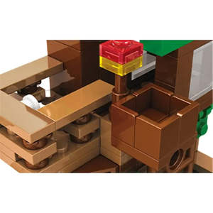 ชุดตัวต่อสำหรับเด็กที่ได้รับแรงบันดาลใจจาก Minecraft ของเล่นอิเล็กทรอนิกส์สร้างสรรค์พร้อมคุณสมบัติการก่อสร้างฟาร์มจากพลาสติก - Product Image 4