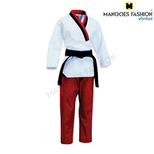 Uniforme de Taekwondo Personalizado, Traje de Artes Marciales Transpirable, Conjuntos de Dobok de Jiu Jitsu TKD OEM, 100% Algodón para Adultos - Product Image 2