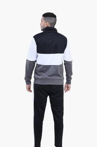 Survêtement technique respirant avec logo personnalisé, coupe standard, vêtements de sport fabriqués - Product Image 5