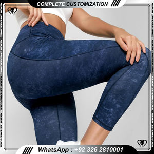 Pantalon de yoga de sport Fitness imprimé Leggings de gym grande taille pour femmes - Product Image 5