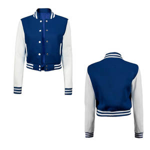 Chaquetas Varsity de Moda para Mujer 2025, Nuevo Estilo, Fabricación Personalizada OEM, Material de Lana - Product Image 6