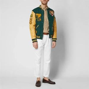 2025 High Quality Letterman Varsity <b>Jackets</b> Wool Body Genuine Leather Sleeves Winter wear <b>Smart</b> and Stylish <b>Men's</b> <b>Jacket</b> All Sizes - Product Image 6