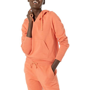 Sudadera con Capucha Corta para Mujer, Estilo Moderno, Color Personalizado, Otoño/Invierno, Tejida, con Estampado Frontal, 100% Algodón, Resistente al Viento - Product Image 1