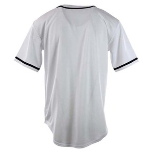 OEM Custom Made Baseball Uniforme Team Jersey Respirant Polyester Spandex Blanc Couleur Bouton Sublimation Impression Numérique Point - Product Image 3