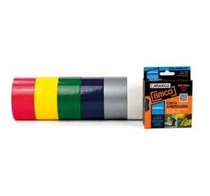 Nastro americano brico argento 50mm x 10m (Miarco 35661) - Product Image 1
