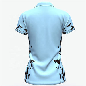 Verano Casual mujer Polo cuello manga corta tejido transpirable verano camiseta blusa Slim Stretch moda fina camisa solapa Top - Product Image 6