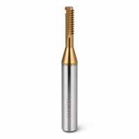 Fraise à filetage monoprofil en carbure monobloc KUHO, revêtement TiAlN, pour usinage de filetages métalliques CNC